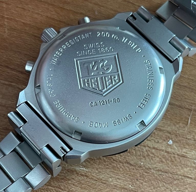 Stainless Steel Tag Heuer Ca1211 Vintage TAG Heuer Formula Chrono