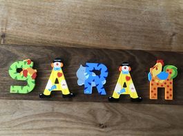 Lettres en bois SARAH