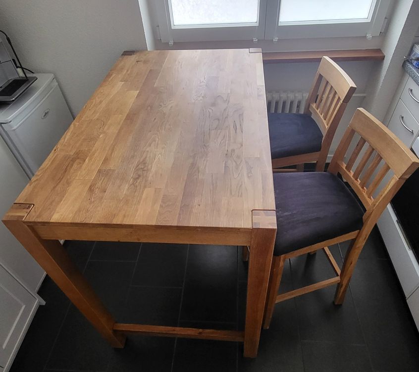 Bartisch + 2 passende Stühle von JYSK Kaufen auf Ricardo