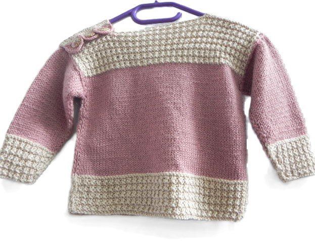 Pullover & Sweatshirts: ca Gr. 104 handgestrickter Pulli Achsel / Länge je 34cm – Neu (gemäss Beschreibung) aus Basel von frausommerwind 2