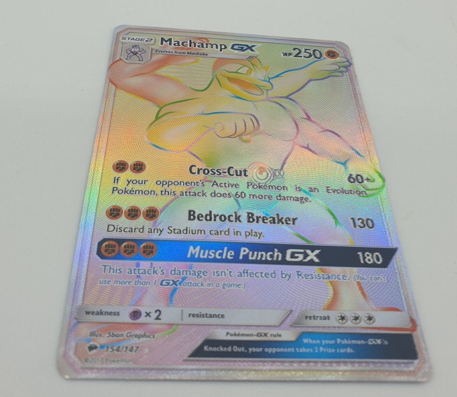 Pokémon Carte collezionabili: Machamp GX Eng – Usato da Genève venduto da Cardtreasure