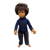 Puppe - Sasha-Junge, braunhaarig, 40 cm gross, neuwertig