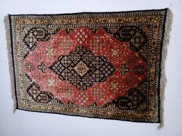 Orientteppich, Ghom, reine Seide