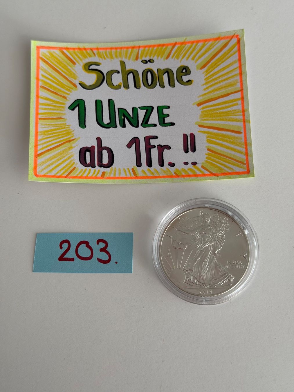 Alle Münzen: Schöne Unze 2014 – Gebraucht aus Engi von kasi09