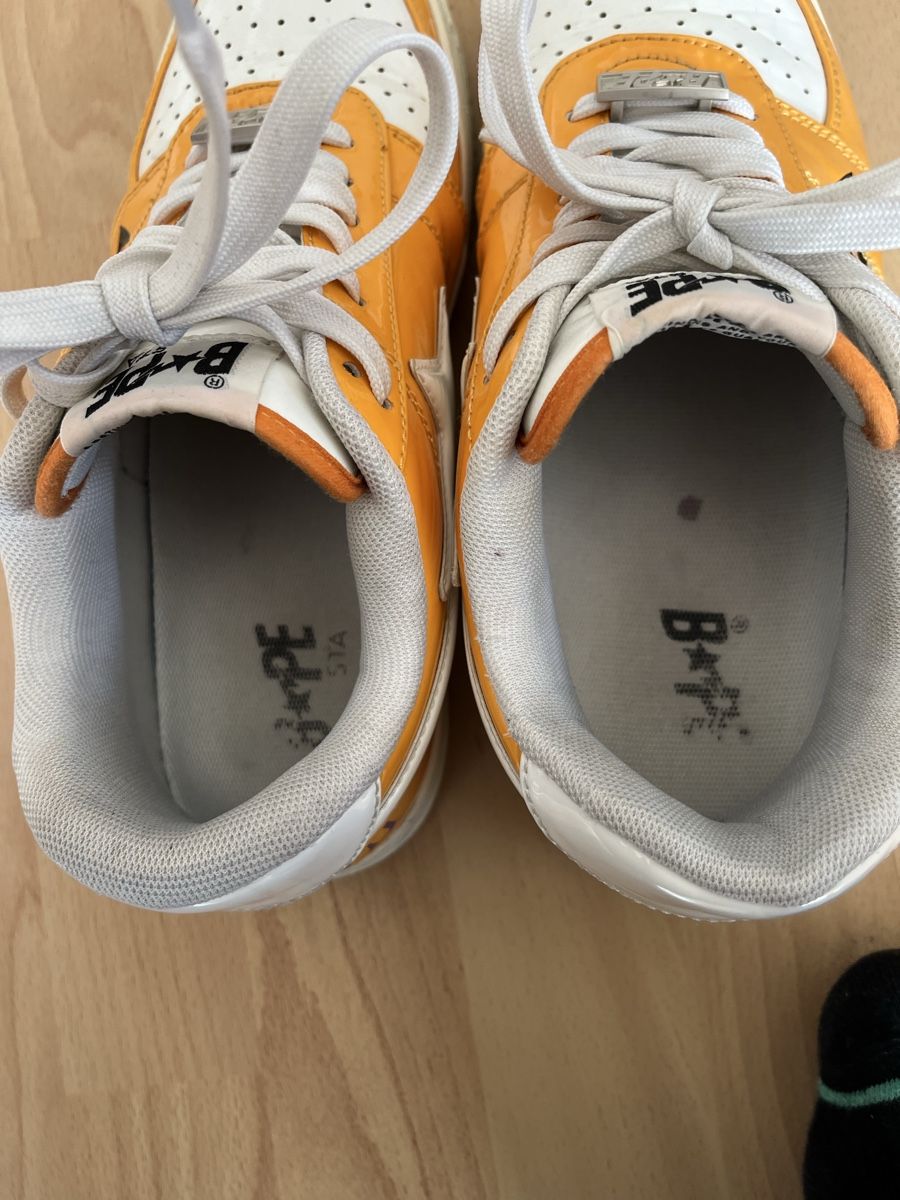Bape Scarpe da uomo: Baskets BAPE STA orange et blanches - Taille 42 comme neuf – Usato da Vufflens-la-Ville venduto da lor_m7td 5