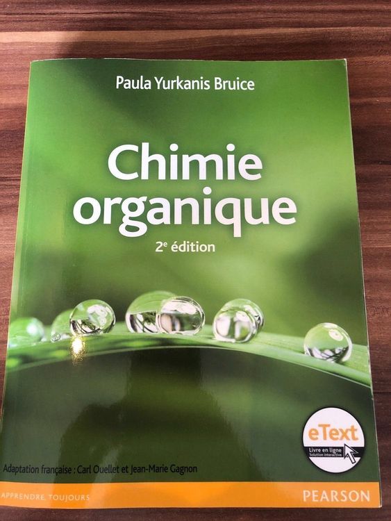 Chimie Organique Paula Yurkanis Bruice | Kaufen Auf Ricardo