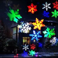 Solar Weihnachten LED Schneeflocke licht