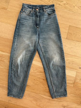 Brunello Cucinelli Jeans blau High Waist Grösse 38