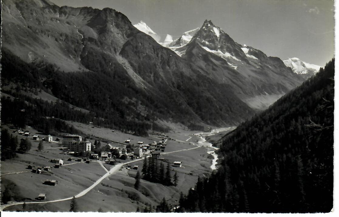 Ansichtskarten: Zinal 1959 – Gebraucht aus Hochdorf von Ziegel-16