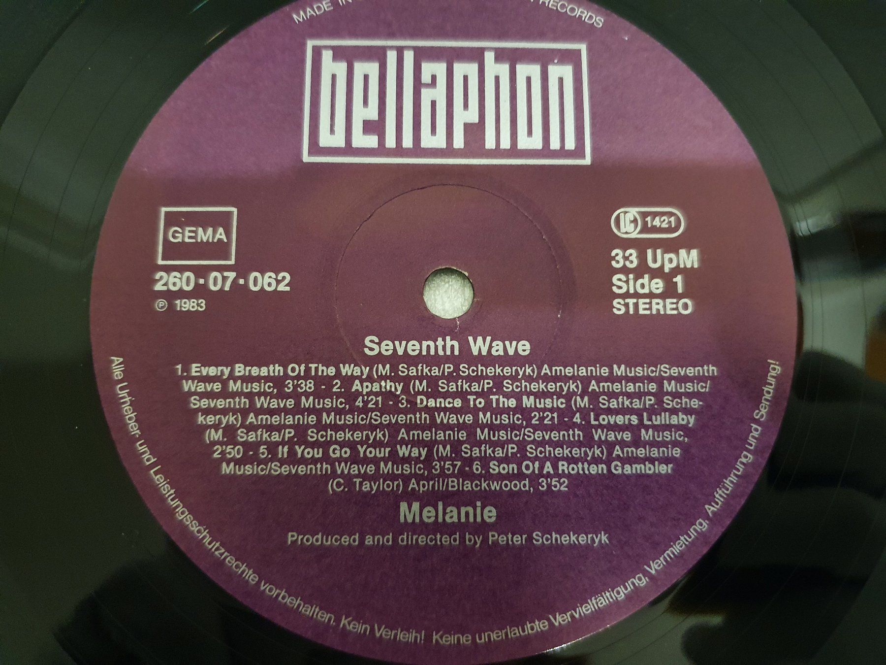 Schallplatten: Melanie – Seventh Wave – Gebraucht aus Uster von Vinyl-Leidenschaft 3