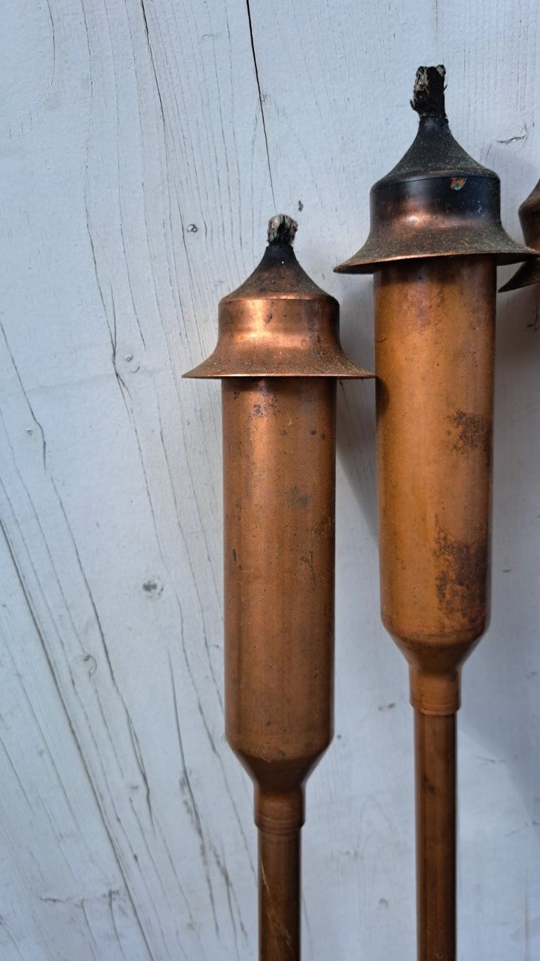 Laternen: Vier Petrollampen aus Kupfer – Gebraucht aus Langenthal von T.L. 1