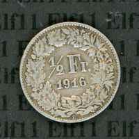 CHF___0.50 1916 -vz 50 Rappen