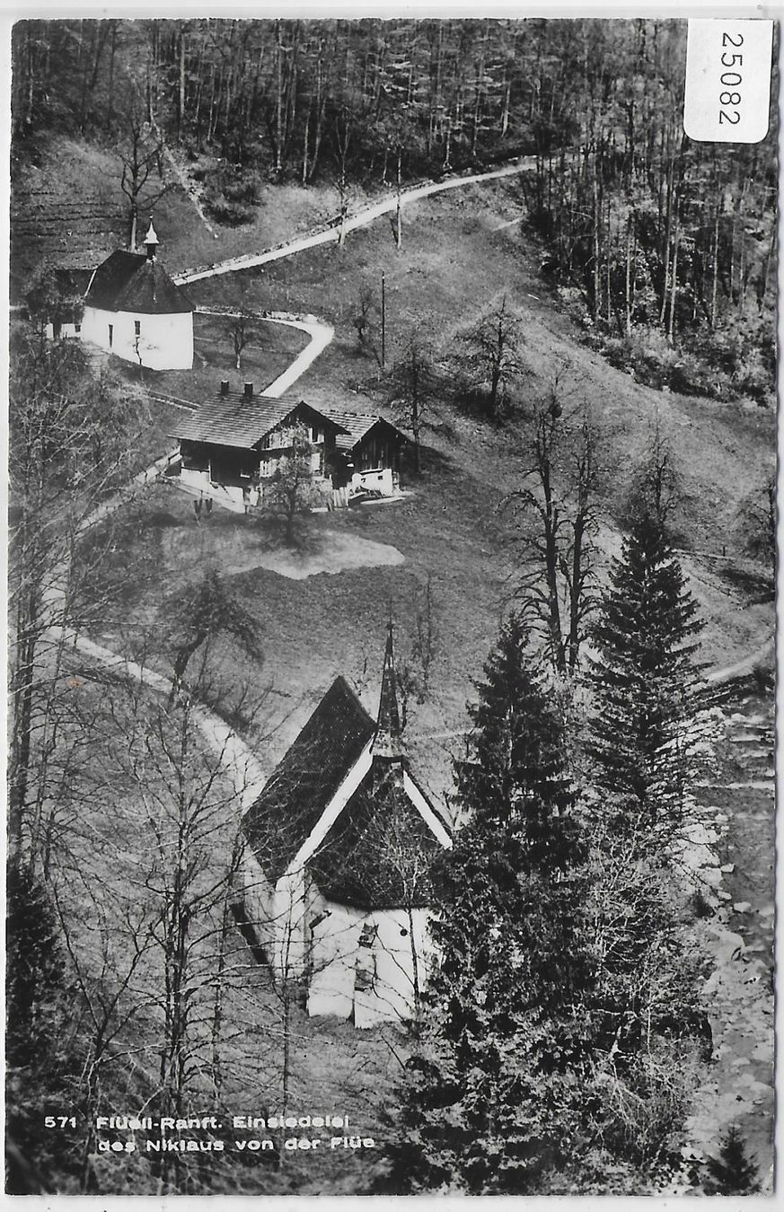 Cartoline postali: Flüeli-Ranft - Einsiedelei v. d. Flüe – Antico da Ettingen venduto da Kartenplanet