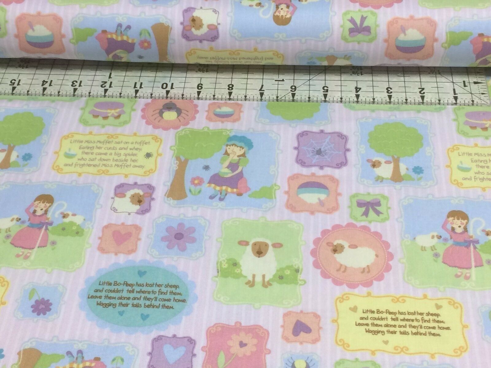 Stoffe: Camelot Cotton Nursery Rhymes Stoff – Neu (gemäss Beschreibung) aus Langenthal von flowersNbirds 1