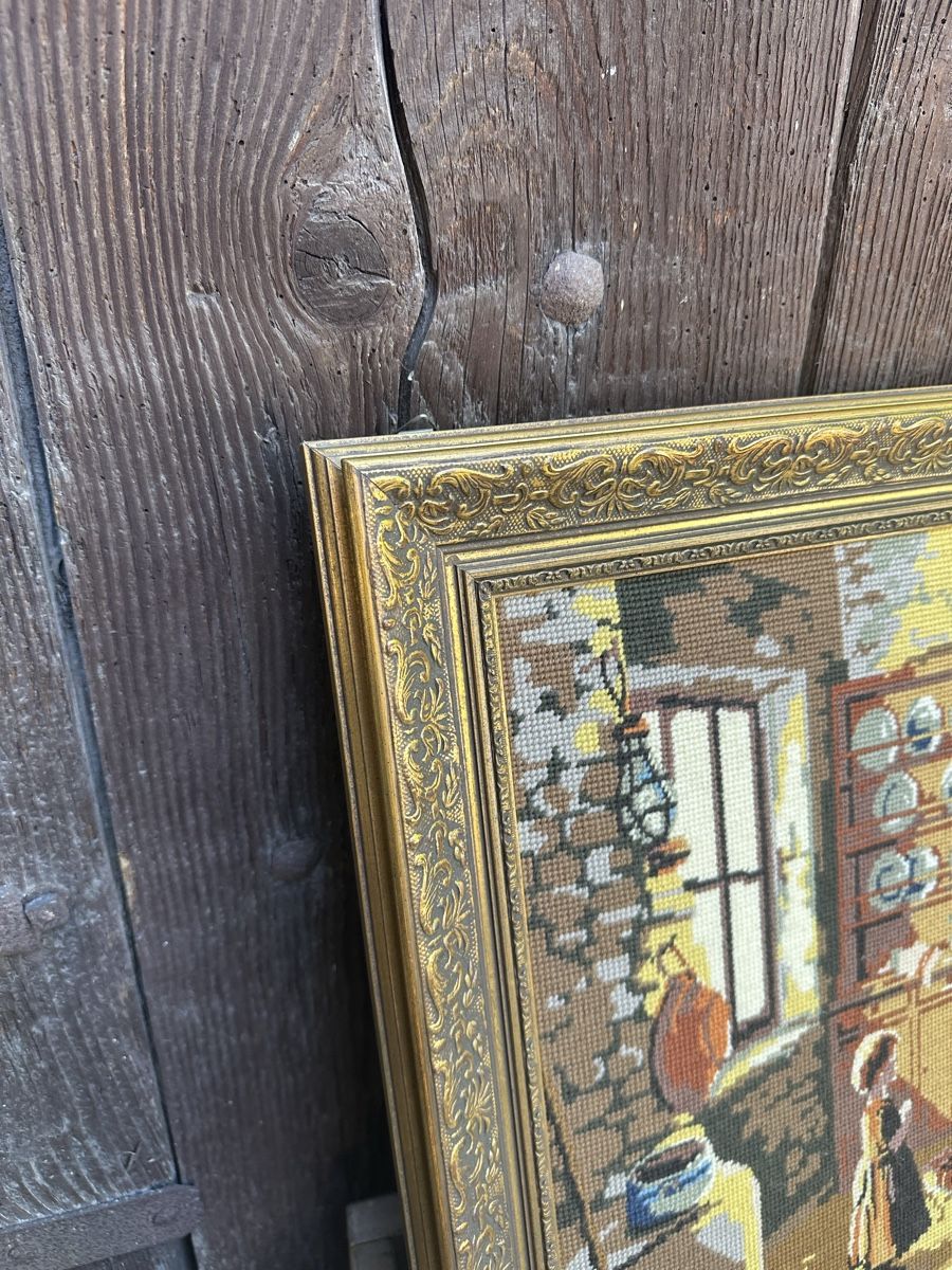 Poster & Bilder: 4 Wandbilder Gobelin mit Rahmen  – Gebraucht aus Villmergen von Bezdupe 4