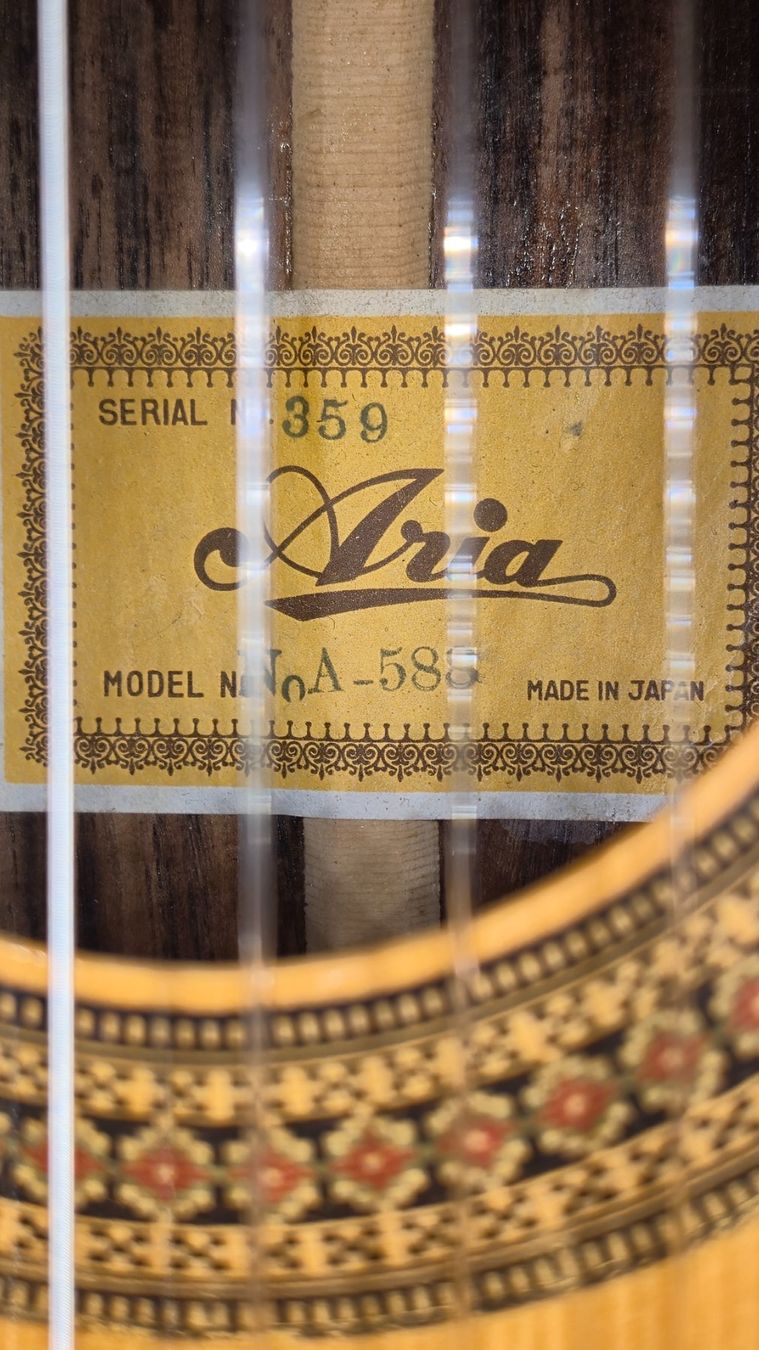 Aria Musikinstrumente: Akustik Gitarre Aria A-588 – Gebraucht aus Winterthur von NorrSydGuitars 8