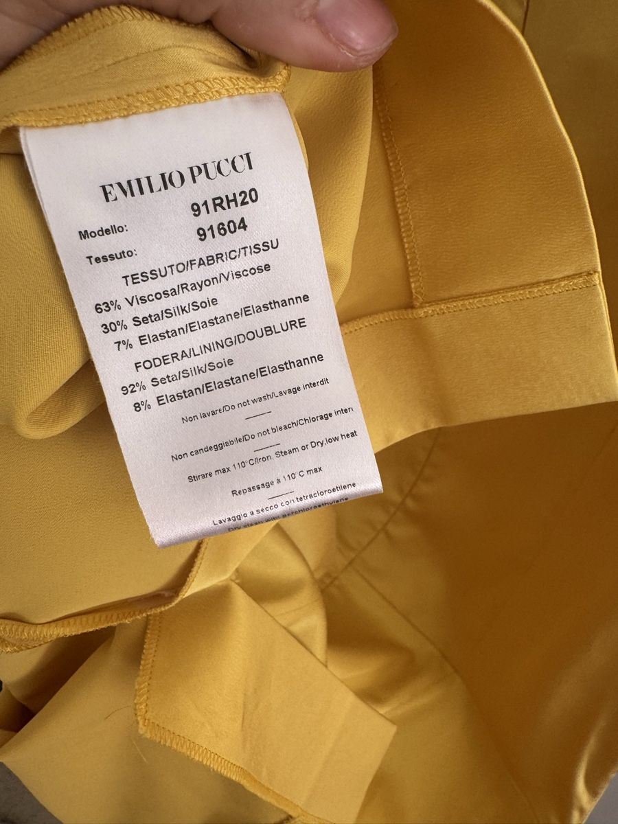 Emilio Pucci Robes: Vintage Emilio Pucci Seidenkleid – Neuf (Voir description) à Zürich par di_archive 8