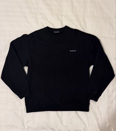 Balenciaga Sweatshirt Schwarz Herren L wie neu 