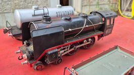 Buco Spur 0 Modelleisenbahn Set, Lokomotive, Wagen, ...