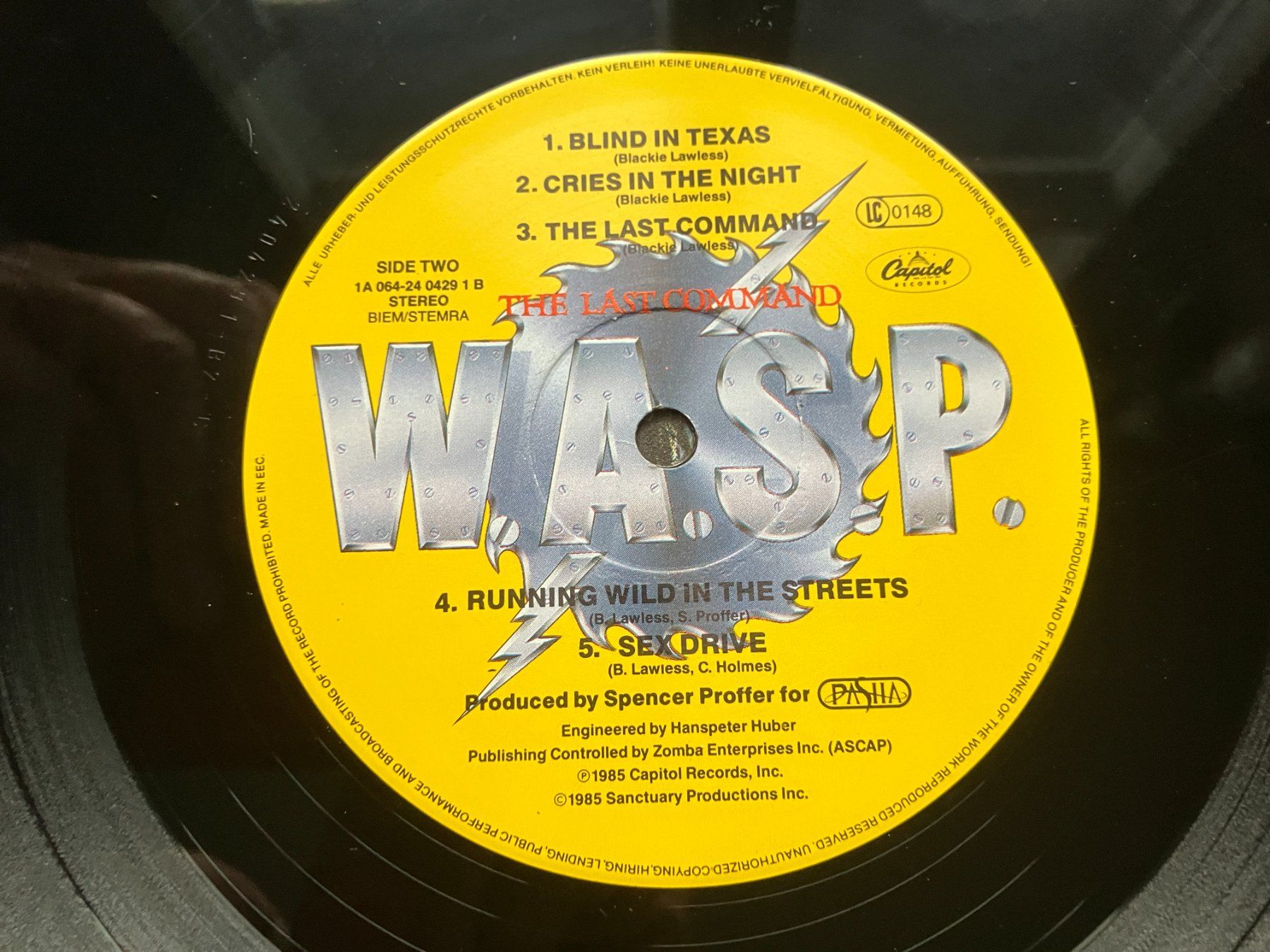 Schallplatten: W.A.S.P. – Gebraucht aus Aarwangen von Jukebox3 9