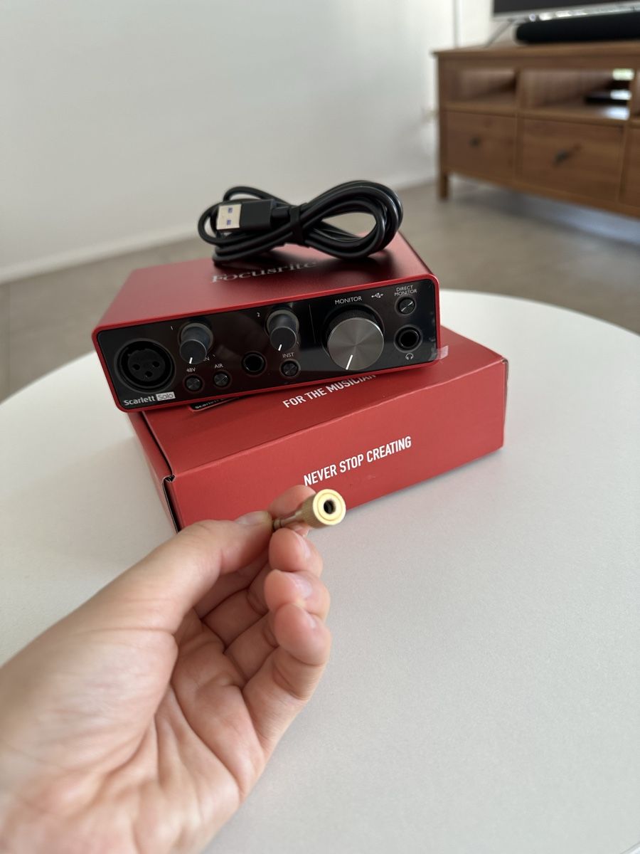 Focusrite Attrezzatura per studi di registrazione: Focusrite Scarlett Solo (3rd Generation) USB Audio Interface – Nuovo (secondo la descrizione) da Oberuzwil venduto da PreownedAllure 5