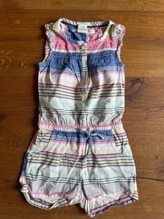 Mädchen‑Overall Grösse 98 – bunt gestreift