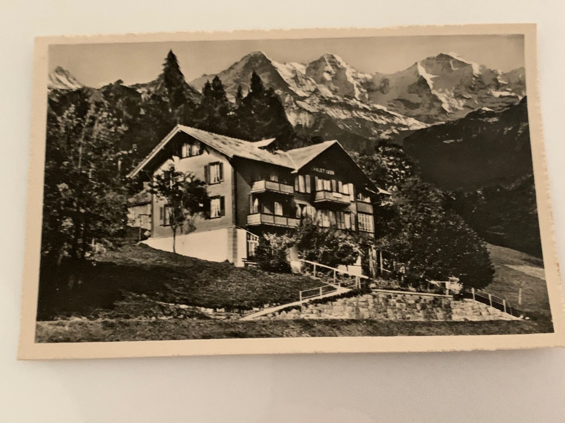Cartoline postali: alte AK Postkarte Beatenberg (1947) – Usato da Erlenbach ZH venduto da Ritschly