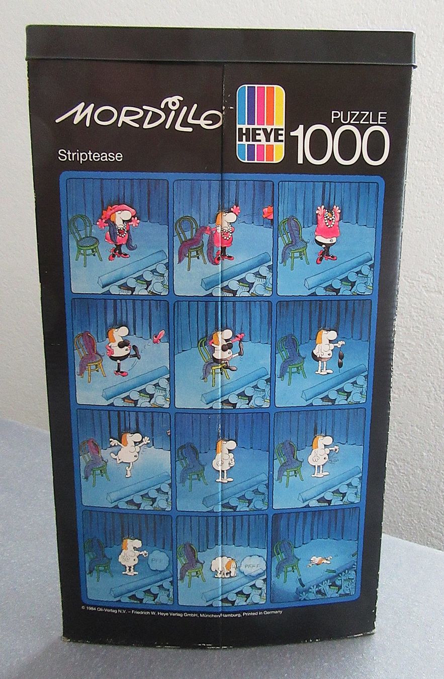 Heye Puzzles: Heye Puzzle 1000 Teile - Mordillo Striptease - komplett – D'occasion à Auenstein par Padabimbim 7