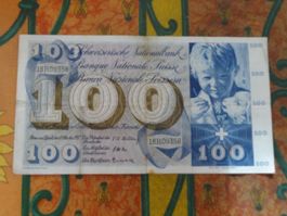 SUISSE  100  Francs  1957  (9358)  Billet