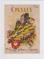 Etikette - Epesses 1961 (gelocht) /bd