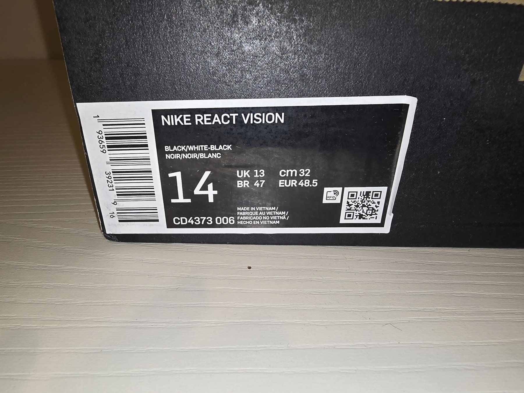 Nike Scarpe da uomo: Nike React Vision EU 48.5 - NP 180 Fr. – Nuovo e nell'imballaggio originale da Chiasso venduto da Arina888 5