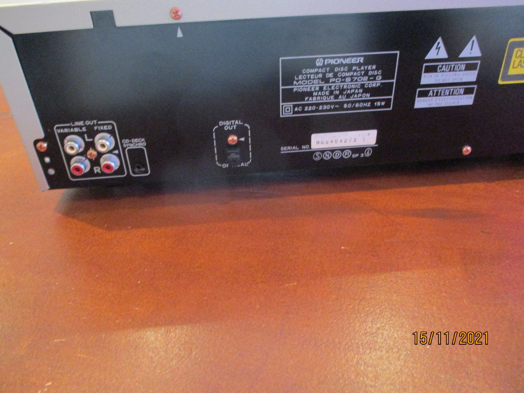 Pioneer Multimediaplayer & Streamer: Pioneer PD-S 702 CD Player in champanger – Gebraucht aus Liestal von Disc-Point 5