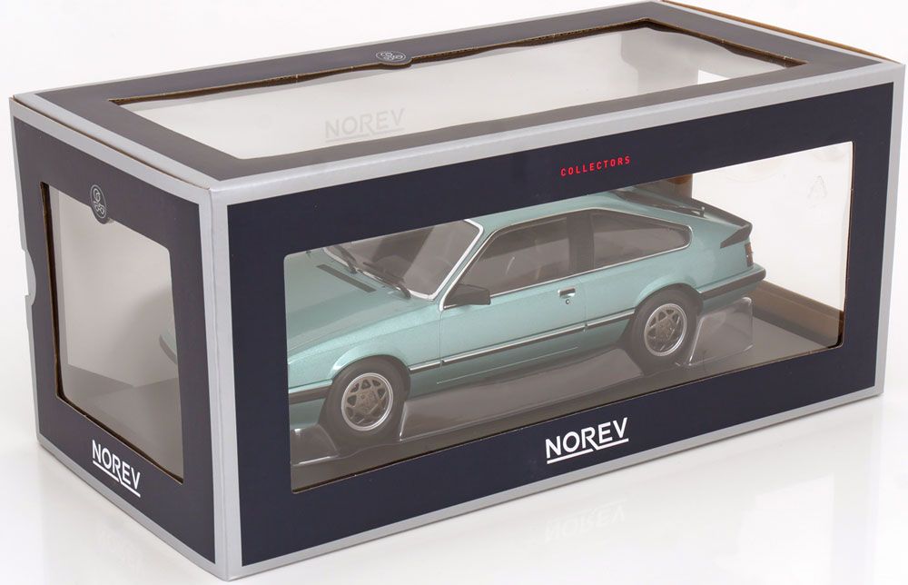 Opel Modellini d'auto: OPEL MONZA A2 2.5E HELLGRÜN 1983 1:18 NOREV – Nuovo e nell'imballaggio originale da Suhr venduto da Moebelsiralfred 2
