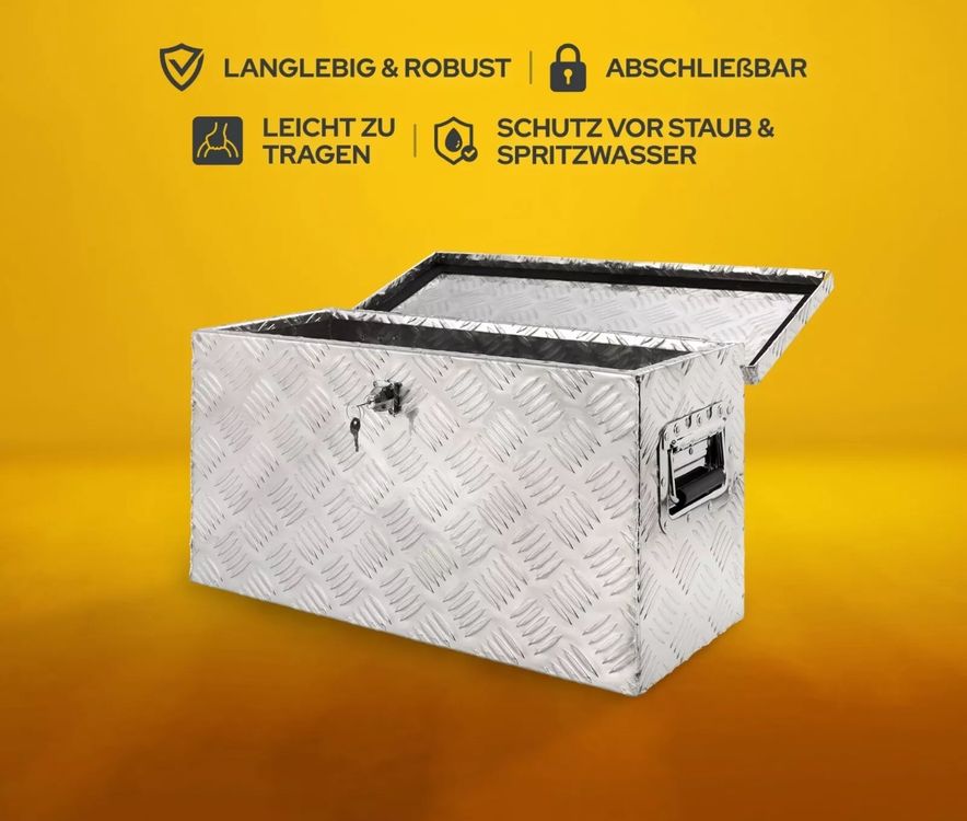 Aluboxen 3er-Set – Aluminium-Kisten In Schwarz, V Produktbild-Vorschau 4