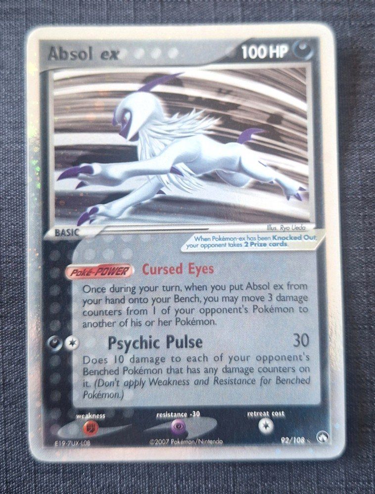 Pokémon Carte collezionabili: Absol EX #92 Pokemon Power Keepers – Usato da Sugiez venduto da eLCangri90