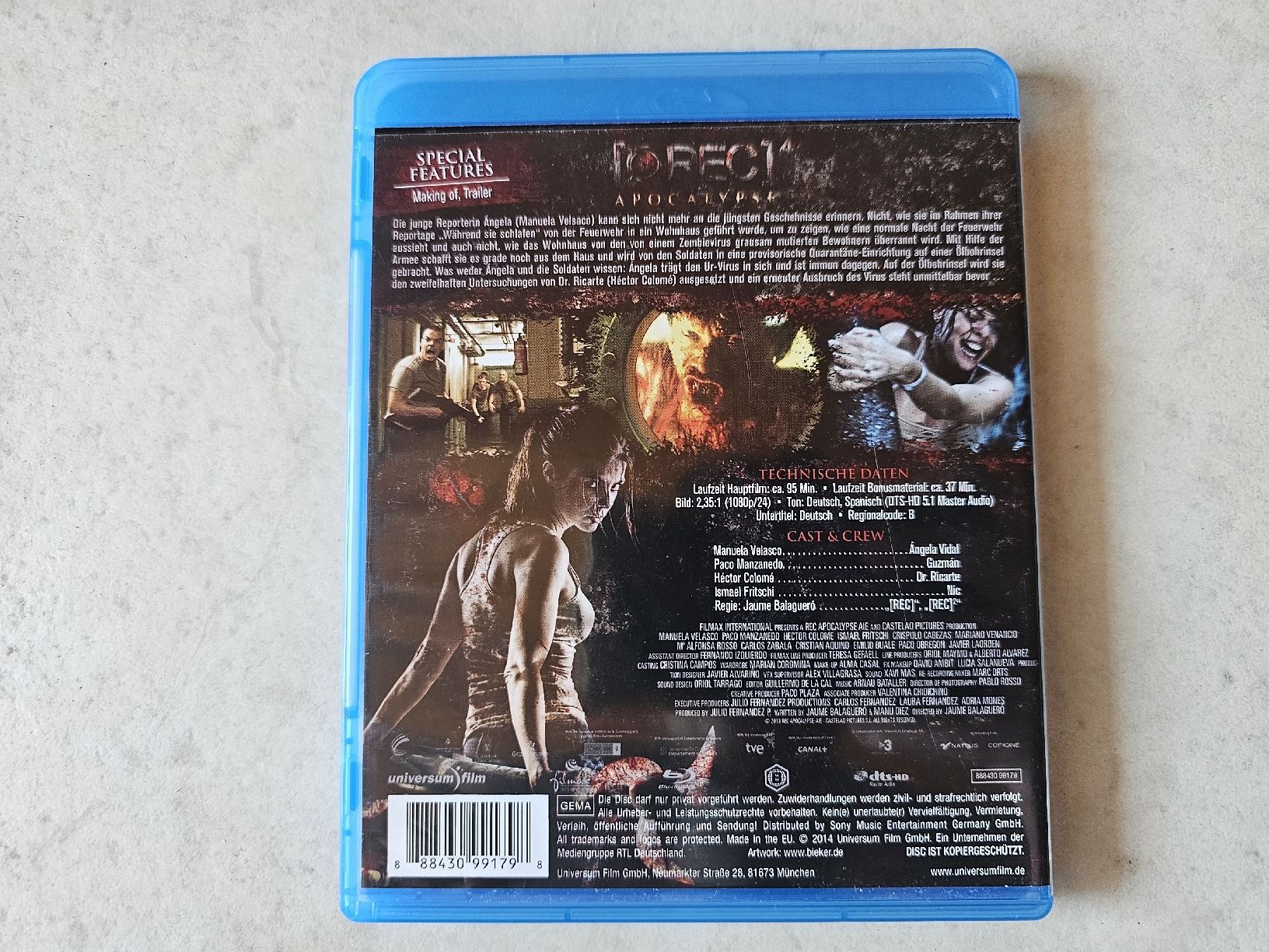 Tutti i DVDs: REC 4  -  Apocalypse  /  Bluray – Usato da Schneisingen venduto da backstore24 1