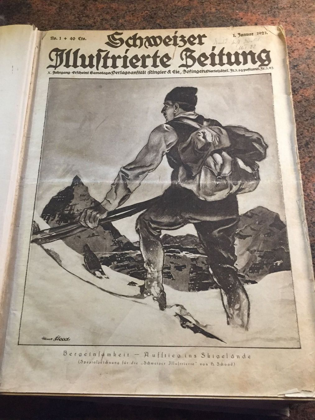 Riviste & Magazine: Schweizer Illustrierte Zeitung 1921 – Usato da Trachslau venduto da post35 1