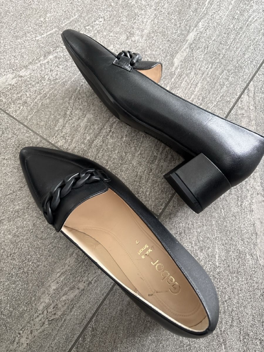 Scarpe da donna: Gabor Lederschuhe Schwarz, Gr. 40, **NEU** – Nuovo (secondo la descrizione) da Küttigen venduto da CE66 2