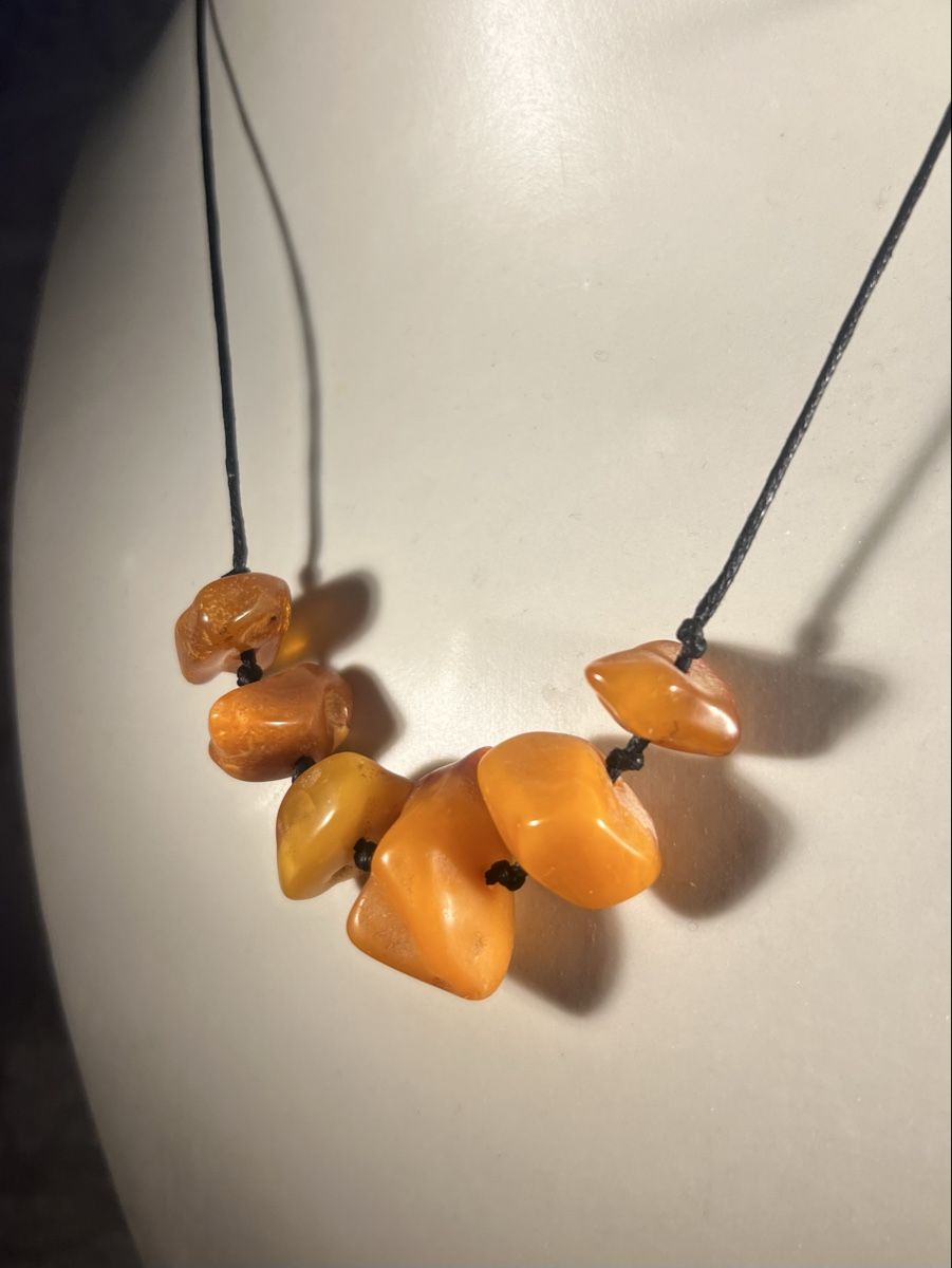 Catenine: Collier en ambre de la Baltique véritable – Usato da Genève venduto da DELIRBEADS 2