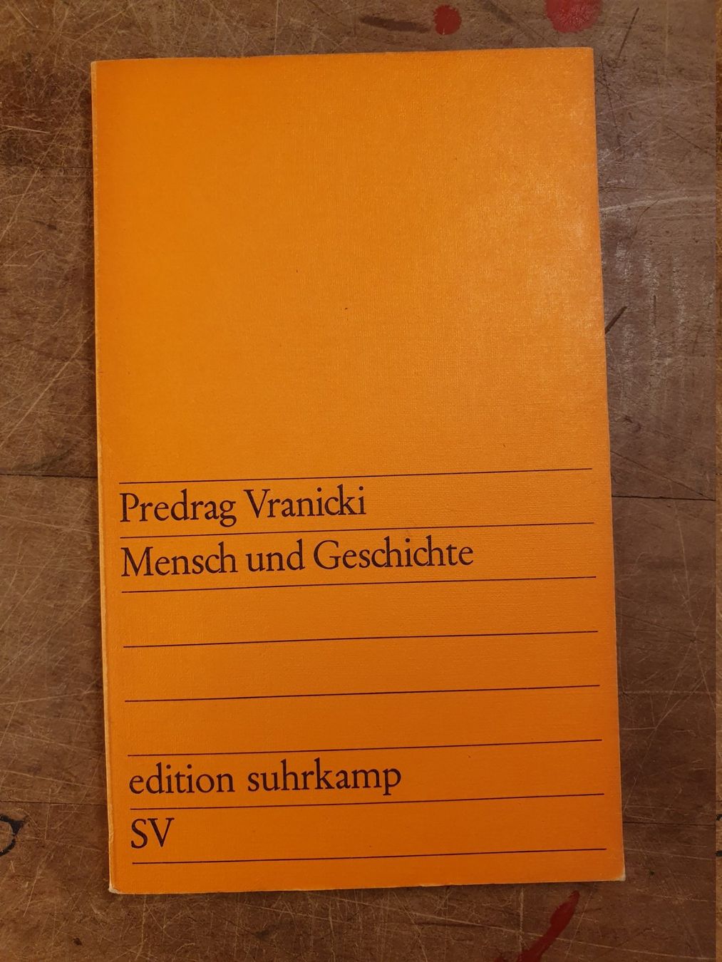 Libri: Mensch und Geschichte - Predrag Vranicki – Usato da Zürich venduto da loosebone