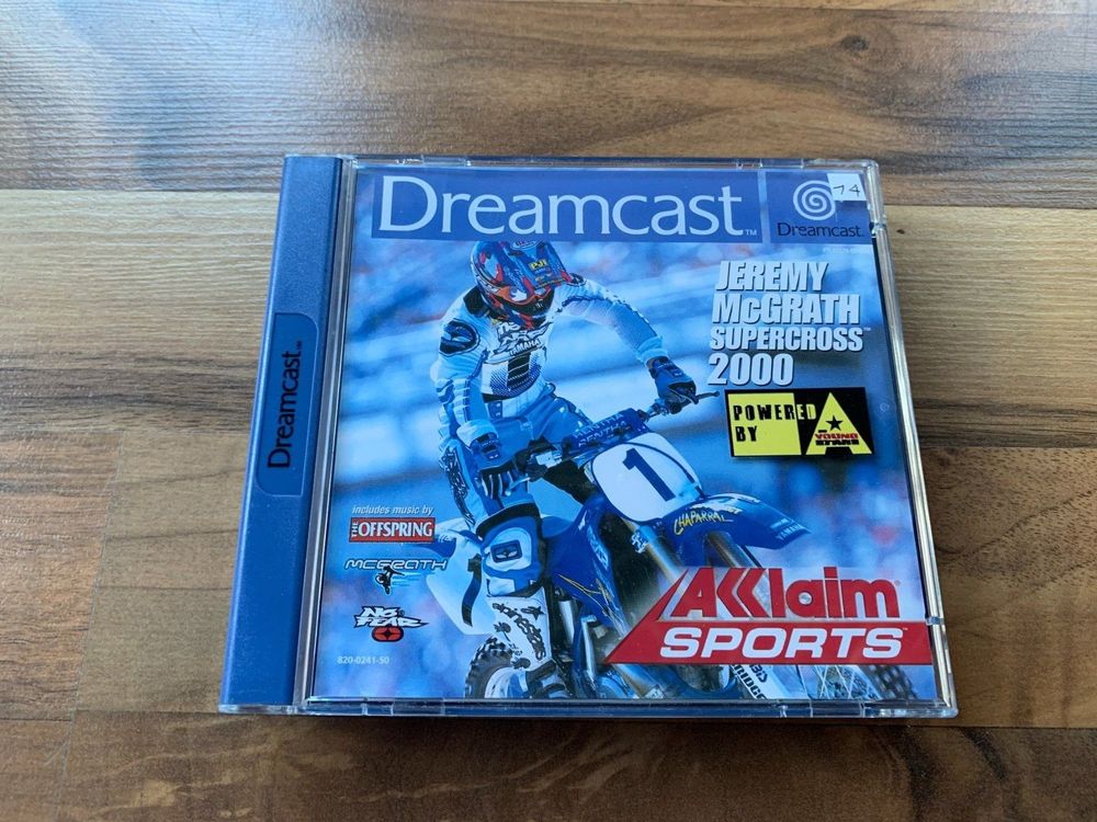 Ficha Técnica de Jeremy McGrath SuperCross 2000 para Sega Dreamcast