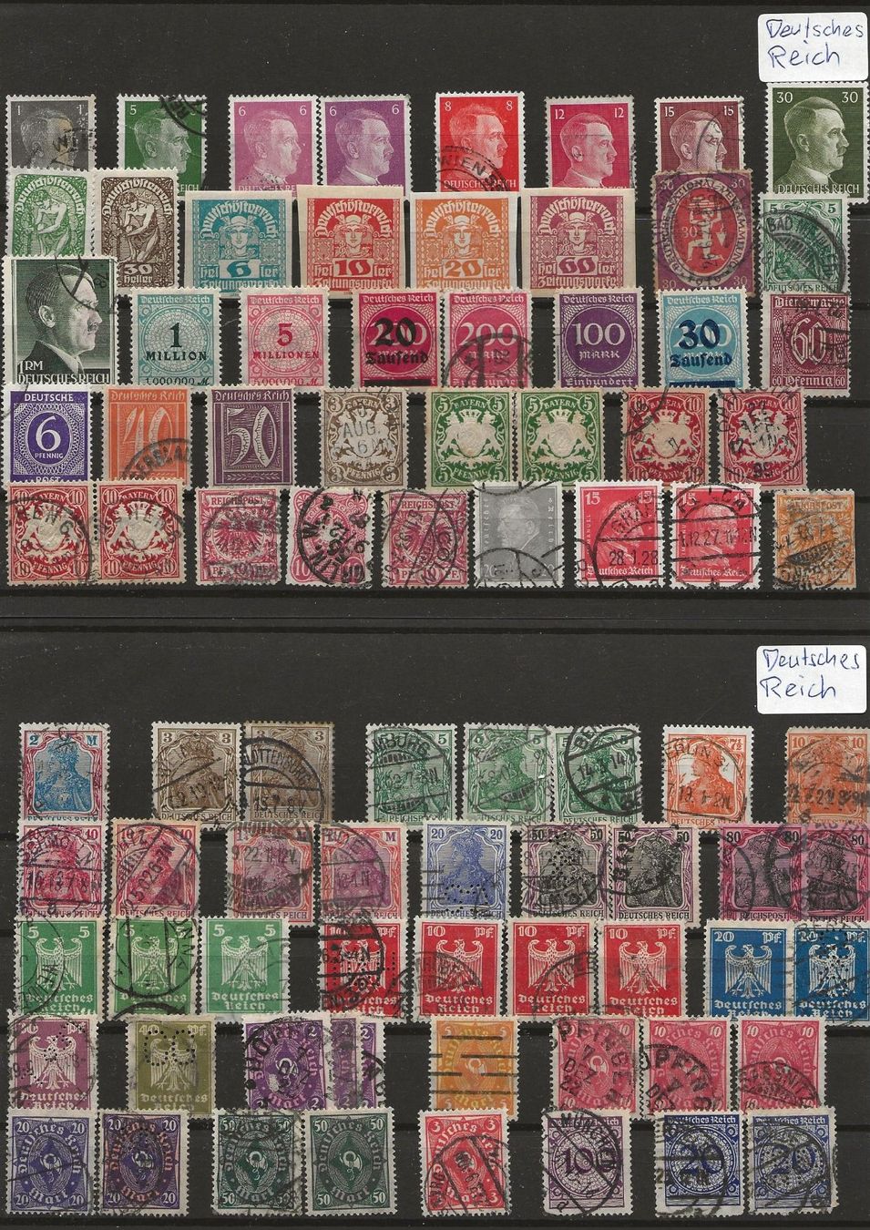 Tutti i francobolli: Sammlung Deutsches Reich und DE – Usato da Schlieren venduto da Sternstunde2 4