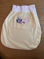 Babyschlafsack gelb mit Tiermotiv top Zustand