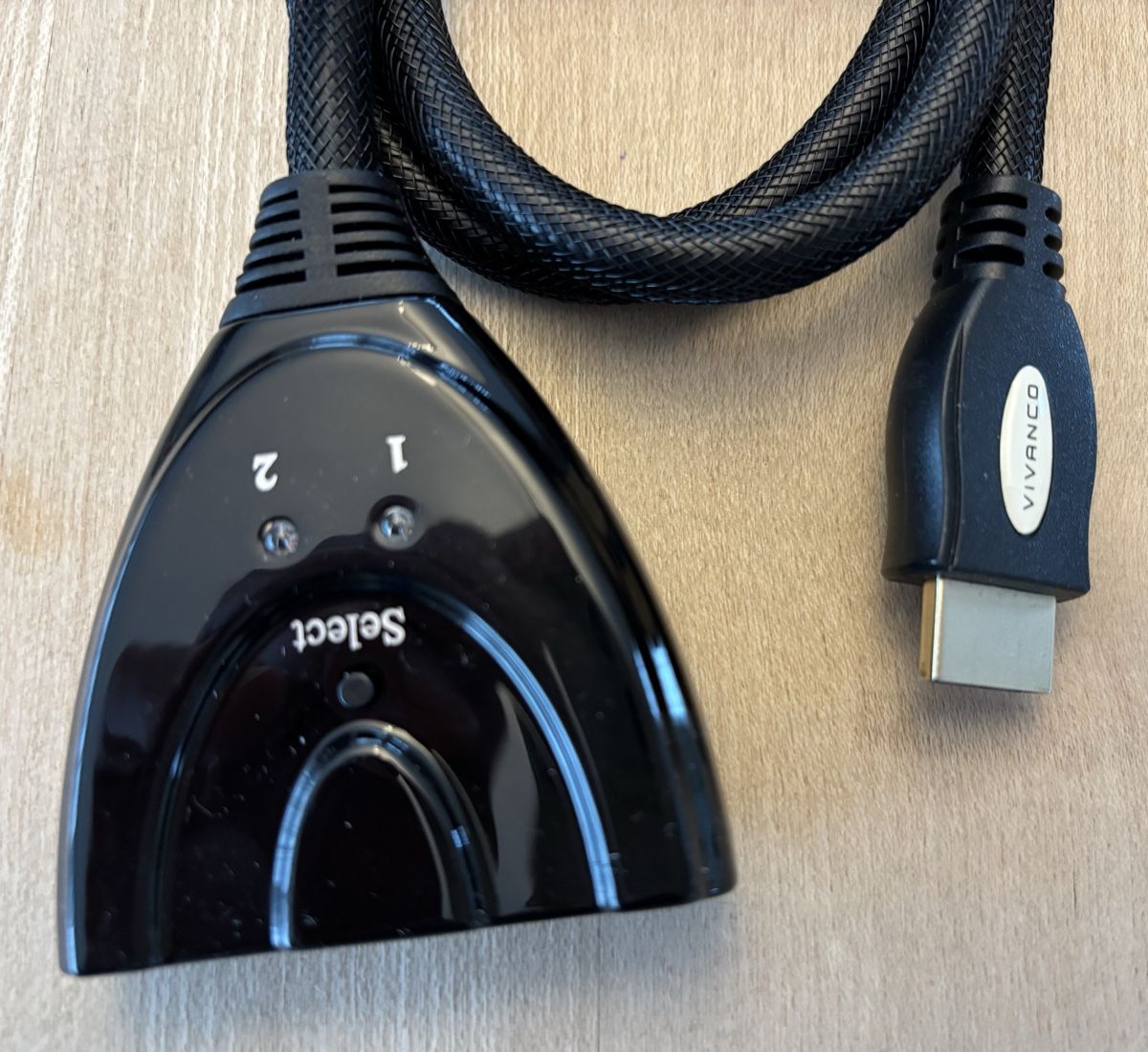 Adattatori: HDMI Kabel 1 auf 2 Anschlüssen, Länge 0.8m, Vivanco – Nuovo (secondo la descrizione) da Rothrist venduto da Dluna1 2