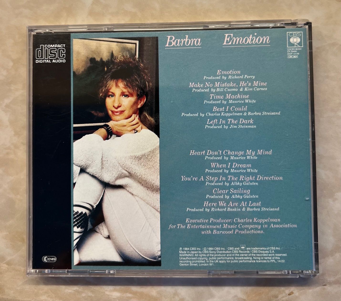 CD: Barbra Streisand - Emotion – Usato da Liestal venduto da 99katzen 1
