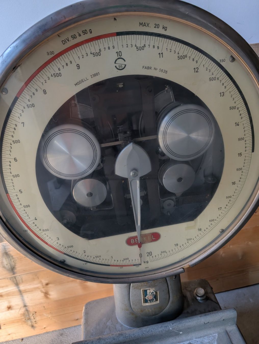 Berkel Bilance e pesi: Berkel Paketwaage alt, bis 20kg – Usato da Herisau venduto da Cevianer1844 1
