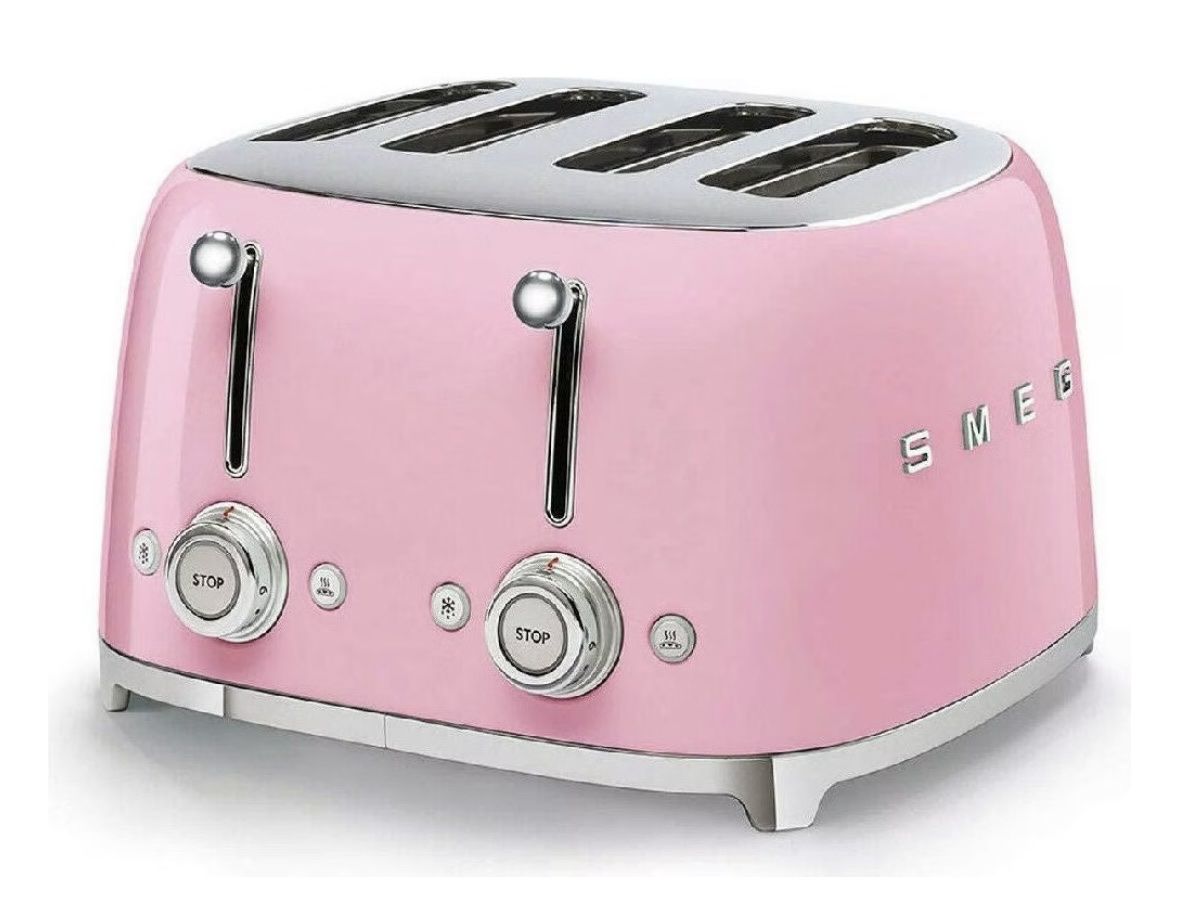Smeg Elettrodomestici da cucina: Pink SMEG Toaster 4 Slice NP: 259 CHF – Nuovo e nell'imballaggio originale da Zürich venduto da fel_9gfp