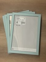 4x IKEA FISKBO Bilderrahmen 21x30 hellgrün