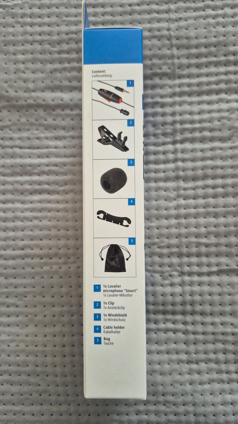 Hama Microfoni: HAMA Lavalier Microphone Smart – Nuovo e nell'imballaggio originale da Villars-sur-Glâne venduto da snacks01 2