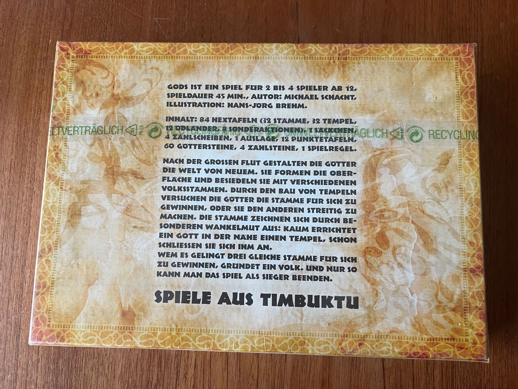 Giochi: Gods Gesellschaftsspiel – Nuovo e nell'imballaggio originale da Bern venduto da Vineb 1